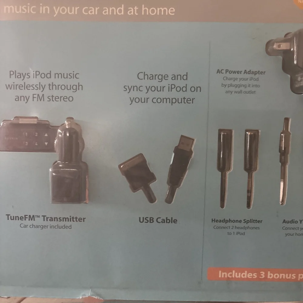 Belkin Car & Home Kit for iPod NEW Sealed.